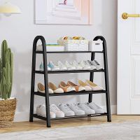 Multifunctional Balcony Steel Assembly Dorm Room Hanger Rack Shoe Cabinet Shoe Rack A-Shaped