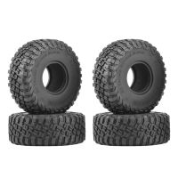 4PCS 120MM 1.9 Rubber Tyres Wheel Tires for 1/10 RC Crawler Car Axial SCX10 90046 AXI03007 TRX4 D90 CC01