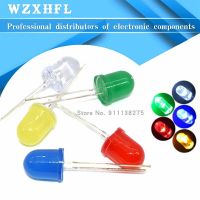 10Pcs F10 10MM LED Emitting Diode Red White Yellow Green Blue 3V DIY PCB Circuit Transparent Diffused Arduino Bulb WATTY Electronics