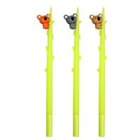 3 PCS Cute Koala Bear Gel Pen Refillable Signature Pen HalloweenChristmas Party Supplies Gift for Student Children Retailsale