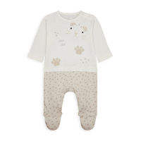 ชุดเต็มตัวเด็กทารก Mothercare my first cheetah mock top and leggings all in one YA303