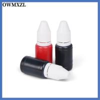 OWMXZL 2Pcs 10ml ร้อน ทำซีล Inkpad งานฝีมือ DIY อุปกรณ์สำนักงานโรงเรียน สมุดภาพ เครื่องปั๊ม ซีลไวแสง หมึกเติมแฟลช