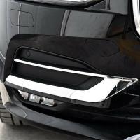 Car Styling Chrome Sticker For Volvo S90 V90 2017-19 Front Fog Light Decoration Cover Trim Strip Exterior Accessories Bumper Stickers  Decals Magnets