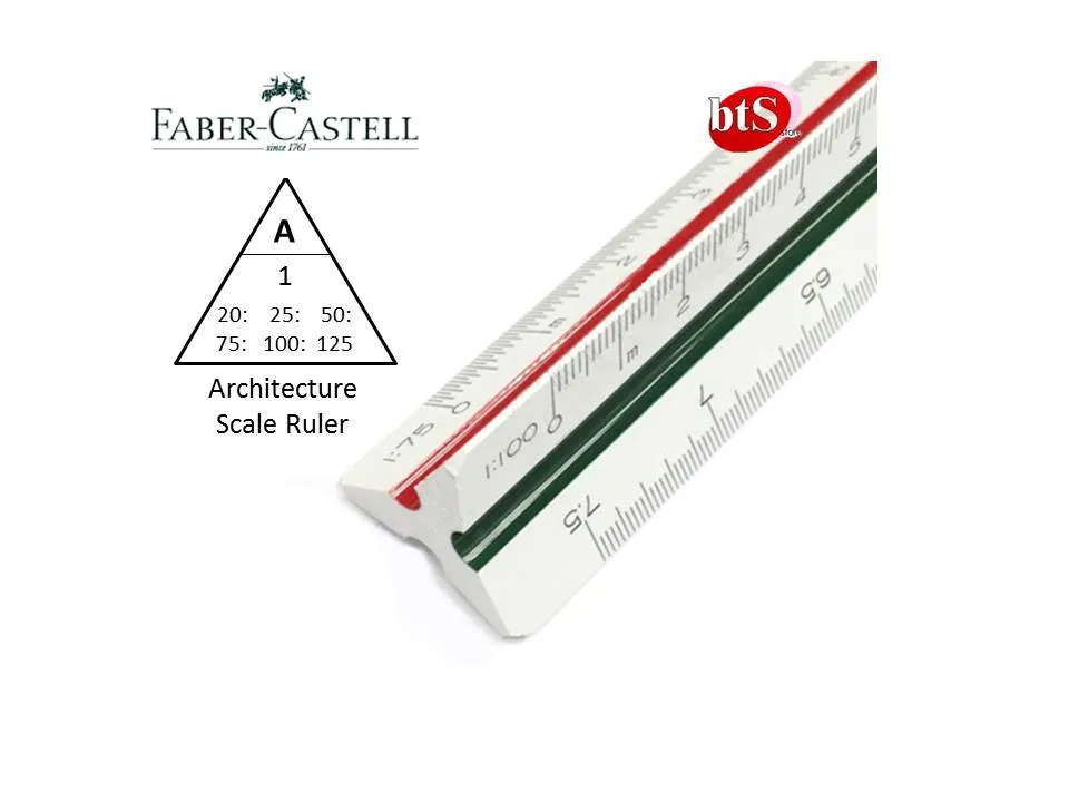 Reduction Scale Ruler Drawing