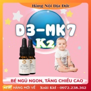 Vitamin D3 cho bé D3 K2 MK7 Đức Sunday Natural 20ml giúp hấp thụ canxi