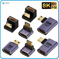 RJQFNG แอลอีดี ตัวแปลงที่รองรับ HDMI AF-AM ตัวผู้-ตัวเมีย อะแดปเตอร์ HDTV 8K 60Hz เครื่องฉายจอโปรเจคเตอร์ 48กิกะบิต ตัวเชื่อมต่อ2.1 HD