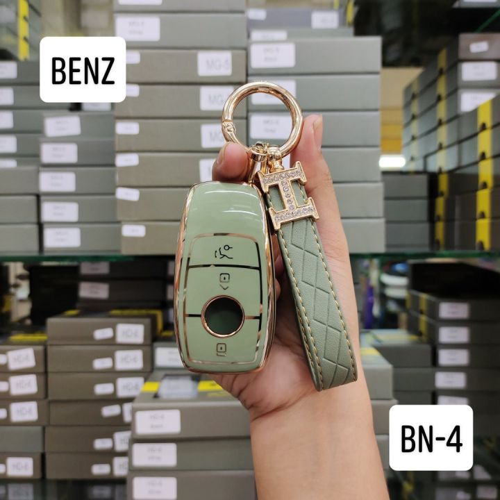 mercedes-benz-ปลอกกุญแจ-เคสกุญแจ-รถยนต์-tpu-พร้อมพวงกุญแจ-ราคาพิเศษ-ส่งจากไทย
