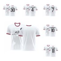 Paris 3 Away Football Jersey Macy No. 30 White 2022 New Style Mombape Team comfortable