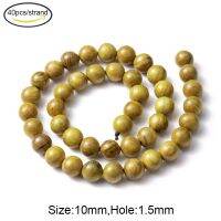 1 Strand Natural Wood Beads Strand Round 6~10mm Hole: 1.5/1mm about 40~67pcs/strand 14.2~15.5 inches