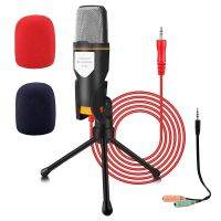 New Hot Professional SF-666 Condenser Microphone Sound Podcast Studio Microphones With PC Stent For Computer PC Karaoke 3.5mm