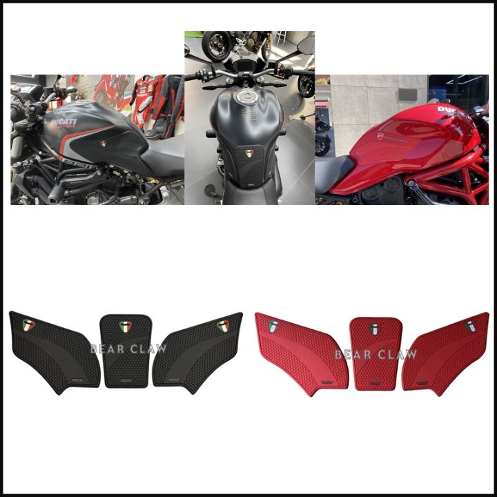 for-ducati-monster-821-fuel-tank-paste-speed-anti-slip-paste-side-paste-high-quality-motorcycle-tank-traction-side-pad-2021-new