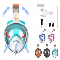 Using Superior Dry Snorkel Technology 180 Full  Snorkel Snorkeling  For  Men And Women,Children With Camera Stand