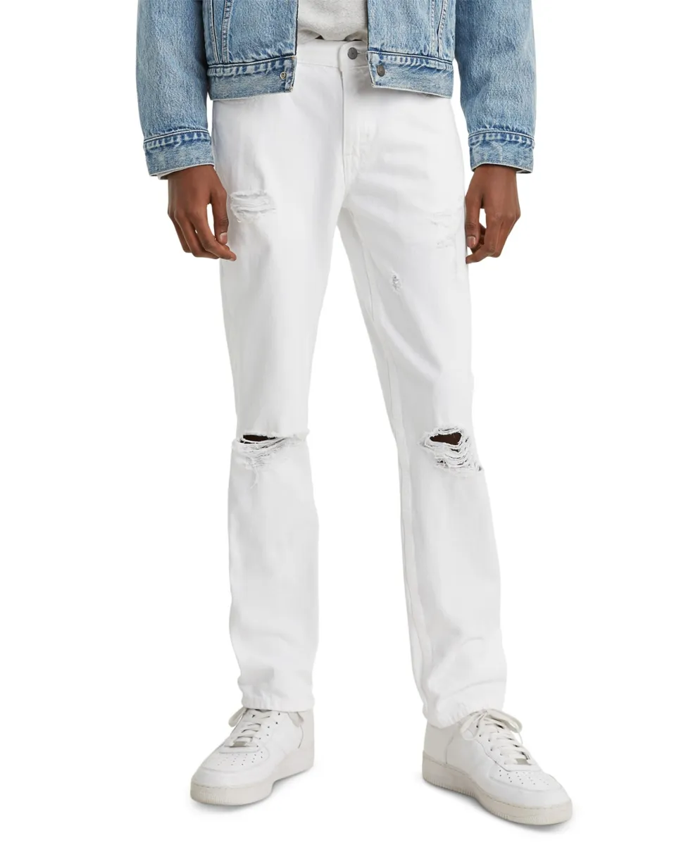 Quần Jean Nam Levi's Men's 511™ Slim Fit Jeans Marshmallow Burn Out White |  