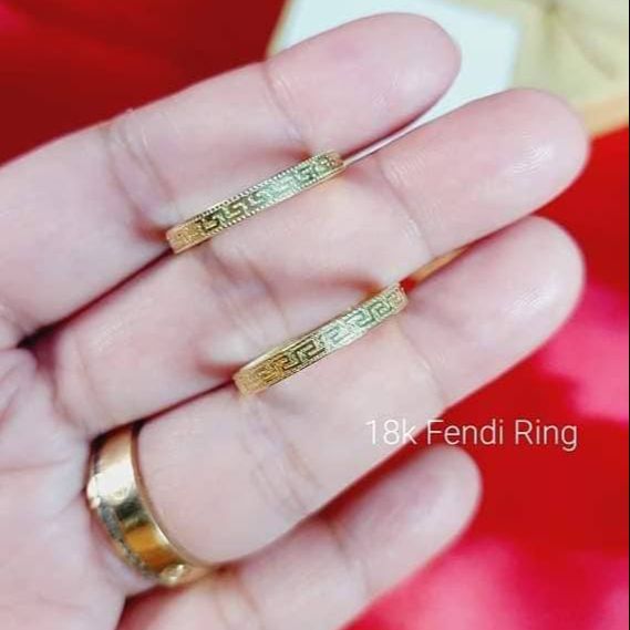 Pawnable 18k Saudi Gold LIGHTWEIGHT INSPIRED RING | Lazada PH