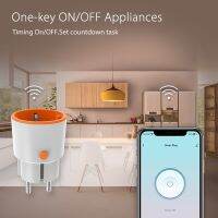 EU Tuya Smart Zigbee 3.0 16A 3680W Energy Monitor Power Plug Outlet APP Remote Control Zigbee2mqttt Alexa Google Home Assistant