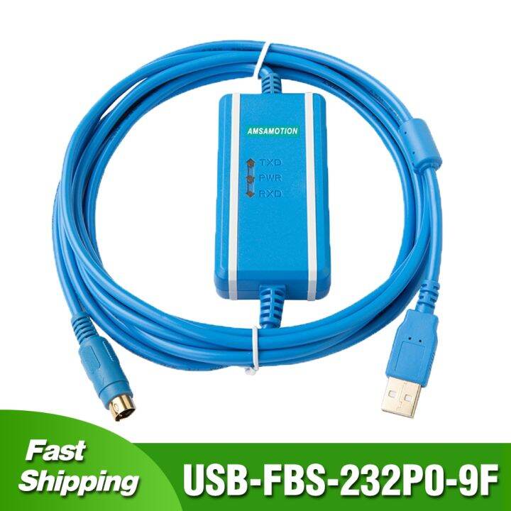 usb-fbs-232p0-9f-สำหรับ-fatek-fbs-b1z-b1-fb1z-ชุด-fbe-mu-ma-mc-เขียนโปรแกรมพีแอลซีเคเบิลยูเอสบีไปยัง-usb-กับ-rs232อะแดปเตอร์สายดาวน์โหลดข้อมูล