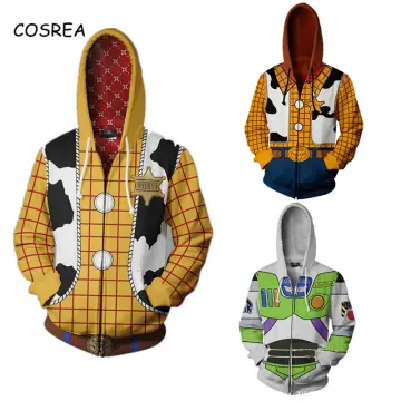 Toy Story Toddler Boys Woody Costume Zip-Up Hoodie Sweatshirt 