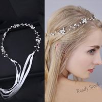 【Ready Stock】 ✁❧ C18 Bridal Elegant Pearl Rhinestone Headband Hair Accessory / Women Sweet Wedding Party Prom Hair Accessories