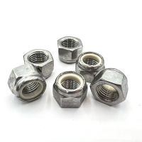 ⊙☊ UNF 10 1/4 5/16 3/8 7/16 1/2 304 A2-70 Stainless Steel UK US Fine Thread Hex Nylon Insert Lock Nut Self-locking Nylock Locknut