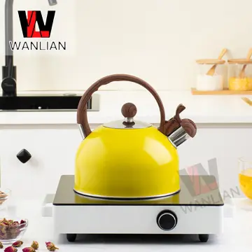 2L/3L Yellow Aluminum Teapot Lightly Boil Water Pot Korean Rice Jug  Household Gas Kettle Warm Jug With Minor Flaws