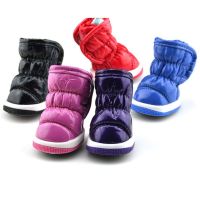 4Pcsset Dogs Winter Rain Shoes Waterproof Dog Snow Boots Puppy Dog Slip Shoes Chihuahua Yorkie Shoes Footwear Accessories