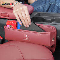 Sieece หนัง ช่องว่างเบาะรถยนต์ กล่องเก็บของ สำหรับ Mercedes Benz W124 W204 W202 W203 W212