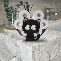 Toilet Paper Roll Holder Bathroom Kitchen Accessories Tissue Storage Stand Rack Iron Metal Cat Sheep Roll Storage Paper Holders