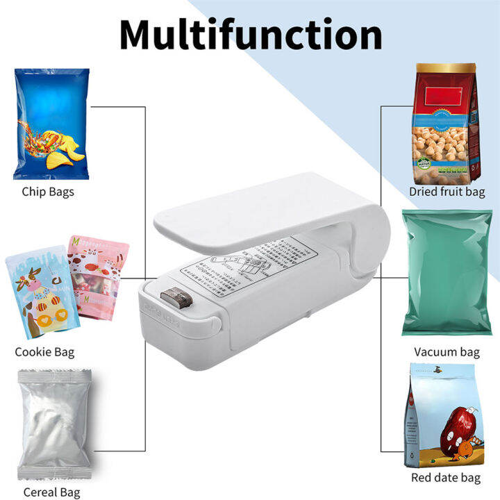เครื่องปิดผนึกความร้อนขนาดเล็กมือกดเครื่องบรรจุภัณฑ์พลาสติก2-speed-ปรับถุงพลาสติกคลิปปิดผนึกความชื้นหลักฐาน-kichen-เครื่องมือ
