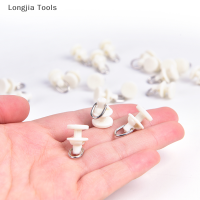 Longjia Tools 20pcs ม่านติดตามเครื่องร่อนราวม่านตะขอลูกกลิ้งม่าน Tracks อุปกรณ์เสริม