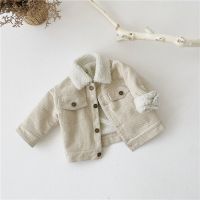 ZZOOI Boy New born Girl clothing Corduroy Jacket Infant Toddler Child Coat Autumn Winter Warm Thick Kids Outwear Baby Clothes 1-5Y