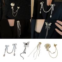 blg Pearl Bowknot Brooch Female High-end Pin Corsage Wild Suit Clothing Accessories 【JULY】