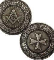 【CC】♝﹊✐  Masonic commemorative coin manufacturers collect medal silver dollar