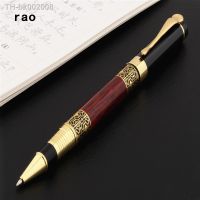 ◈ Luxury ink pen quality 530 Red Golden carving Mahogany Business office Rollerball Pen New School student office Supplies
