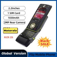 Z8 ต้นฉบับ Motorola RIZR Z8 GSM 3G 2.2 นิ้ว 2MP กล้อง Bluetooth Java โทรศัพท์มือถือพลิกโทรศัพท์มือถือ