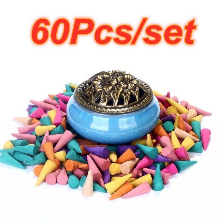 HF Tower Incense Lavender Incense tower Incense Incense Burner 60Pc/set