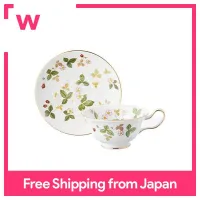 Wedgwood Wild แก้วสตรอเบอร์รี่ &amp; จานรอง (Piony) S0105500001