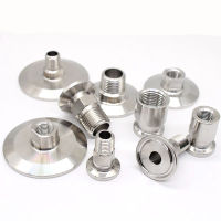 1/4 "3/8" 1/2 "3/4" 1 "NPT สำหรับท่านชายหญิง0.5" 1.5 "2" Tri Clamp SUS304สุขภัณฑ์สแตนเลสปลายบากท่อเชื่อมต่อ Homebrew