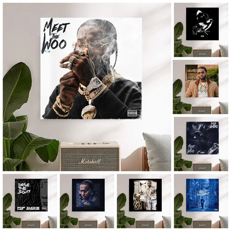 Pop Smoke Poster Meet the Woo Album Rapper Music Singer Star Wall