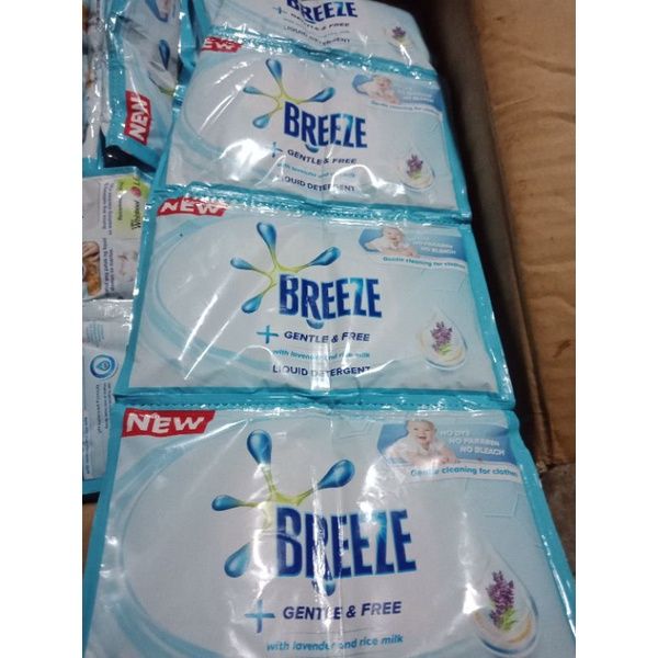 Breeze liquid detergent sachet 60ml per sachet by 6 Lazada PH