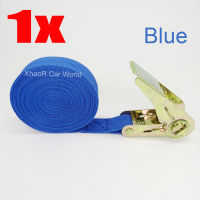 5m Tensioning Belts Adjustable Cargo Straps for Truck Boat Ratchet Tie-Down Belt for Luggage Bag Goods Bind Belt Car Accessories