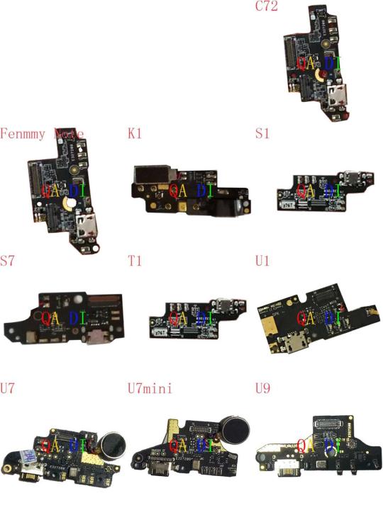 ที่เสียบปลั๊ก Usb สายแผงวงจรเคเบิลแบบยืดหยุ่นย่อยสำหรับ C72 Gome C71โน้ต U7mini S7 T1 U1 S1 K1 U9 X05a X38a D63a M95a