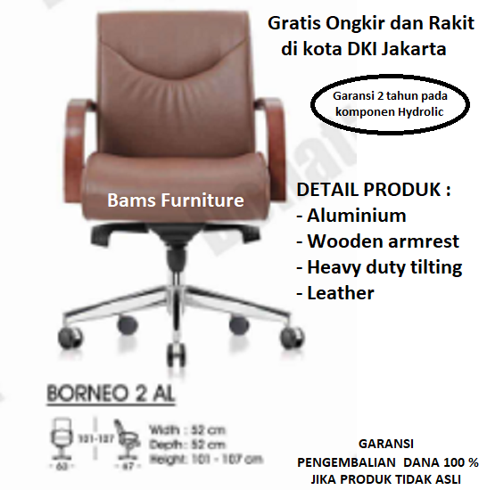 Kursi Kantor Kursi Staff Merek Donati Tipe Borneo 2 Al Dijamin Asli By ...