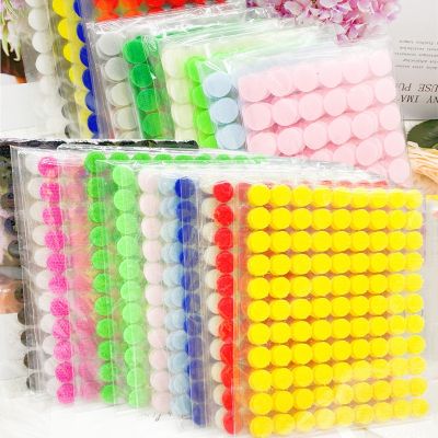 10mm 15mm Strong Self Adhesive Fastener Tape Round Dots Velcro Nylon Hook Loop Sticker Tape Sewing Craft DIY Accessories