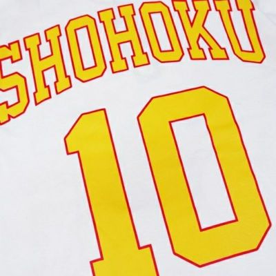 ข้อเสนอพิเศษ tshirt เสื้อยืด ขนาดใหญ่ พิมพ์ลาย Slam Dunk Shohoku(S-5XL)S-5XL