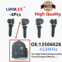 4Pcs TPMS Tire Pressure Monito  For Opel Adam Ampera Antara Astra J K Corsa Insignia Meriva Mokka Zafira C 13506028