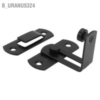 B uranus324 American Style Barn Door Lock Carbon Steel Sliding Latch Buckle for Doors and Window