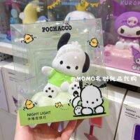 Sanrio Cinnamoroll Pochacco Kuromi เมฆหยิกและสดใสไฟกลางคืนเครื่องประดับโต๊ะน่ารักตุ๊กตาจากแอนิเมชันเด็กผู้หญิง