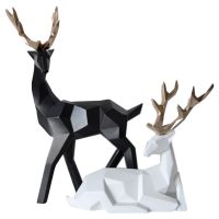 Home Decoration Lucky Deer Decoration Creative Couple Wedding Gift Wine Cabinet Decoration Living Room