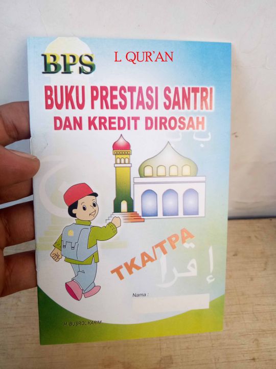 Buku Saku Bps Buku Prestasi Santri Dan Kredit Dirosah Tka Tpa Ukuran