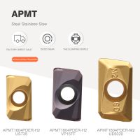 APMT1604 APMT1135 PDER M2 H2 GP15TF GE6020 GS735 เครื่องตัดมิลลิ่งคาร์ไบด์แทรก APMT เครื่องตัดปลายกัด CNC กลึงเครื่องมือกลึง